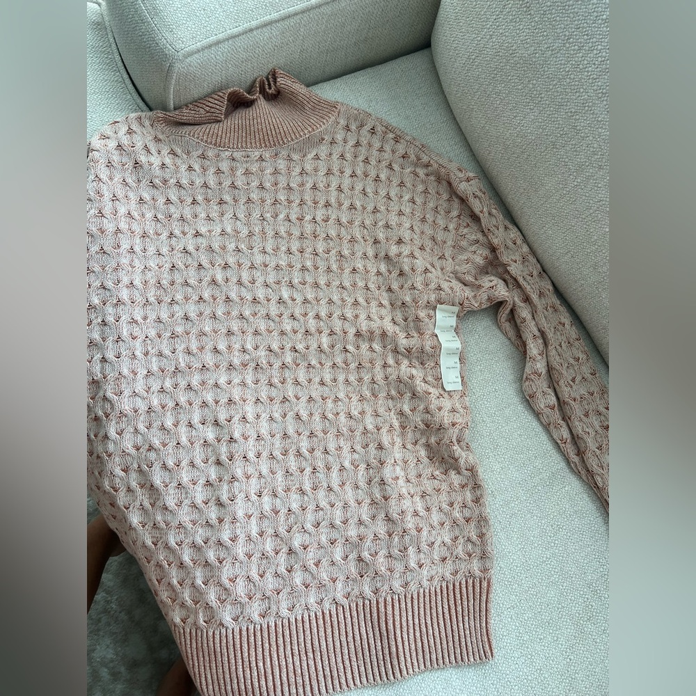 Knox Rose Blush Textured Women's Sweater